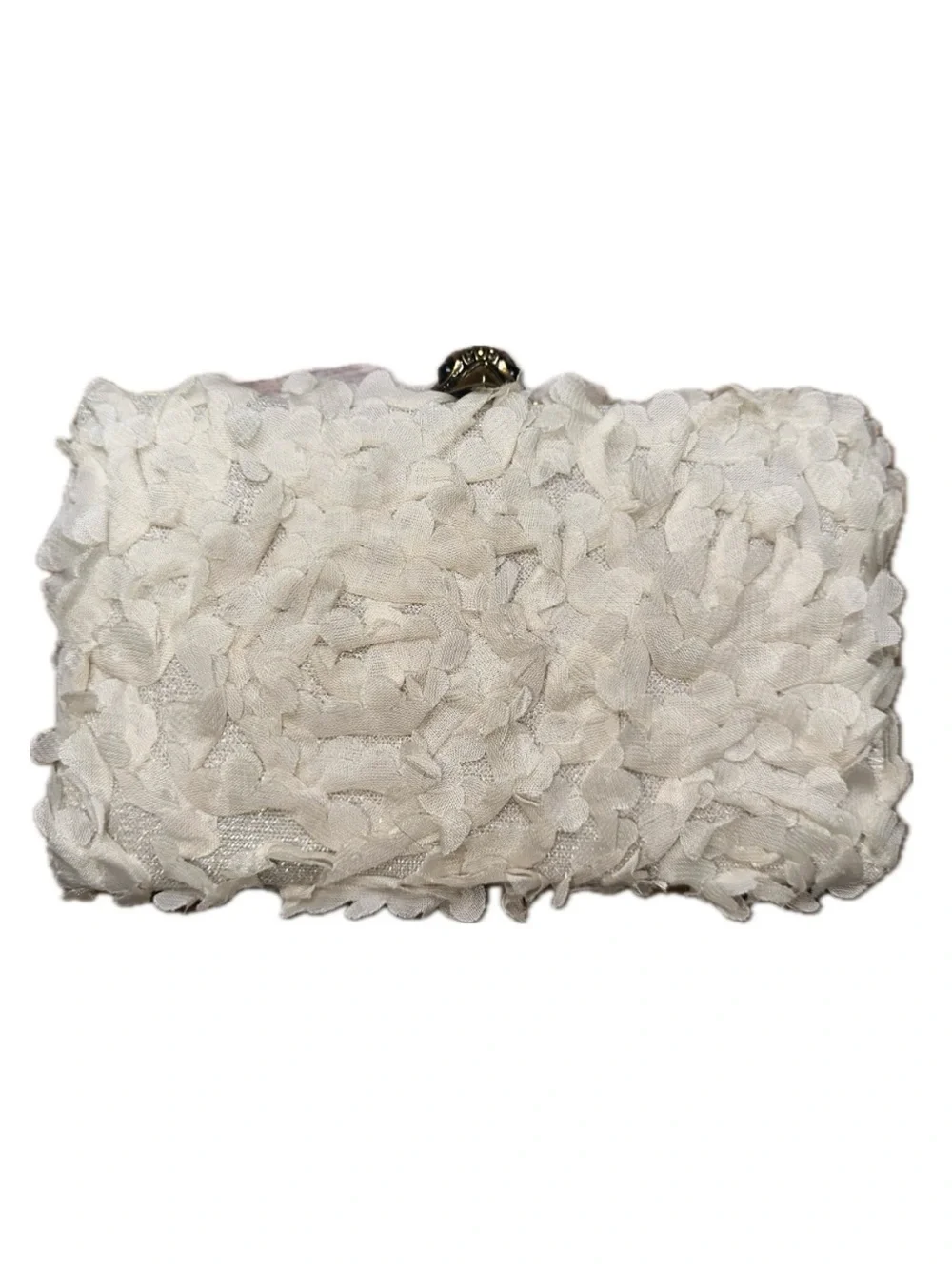 Kurt Geiger London Crystal Floral Appliqué Kensington Clutch